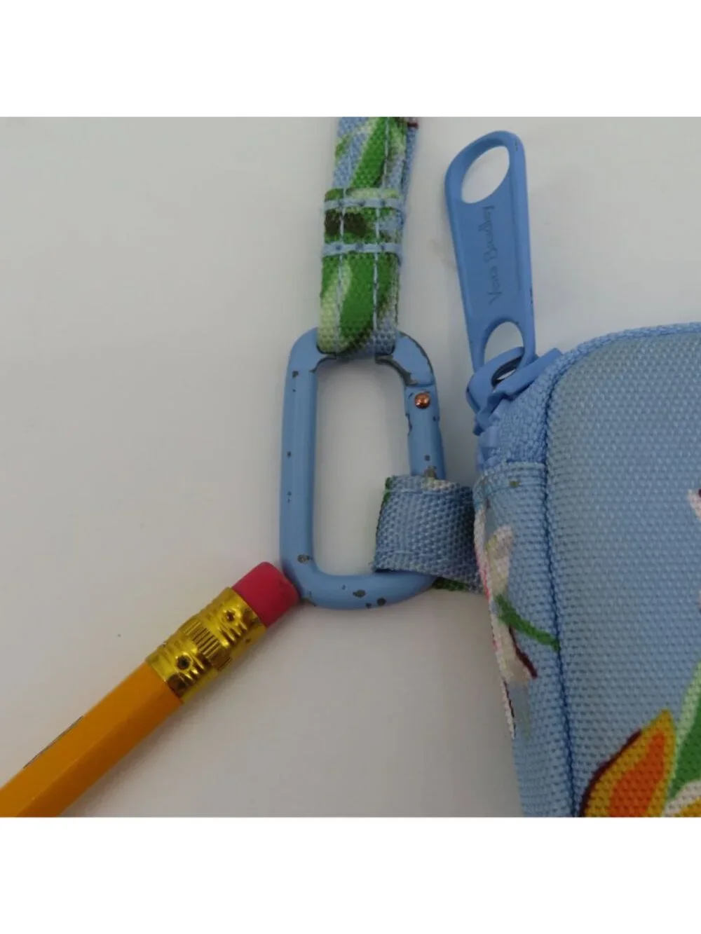 Vera Bradley Sunflower Sky RFID Zip Wristlet Wallet Flower Floral Bumble Bee
